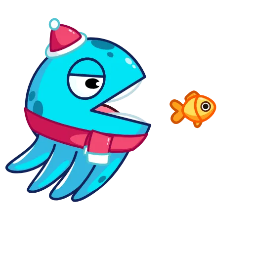 🐠 Стикер «Ледоножек Фред» для Telegram