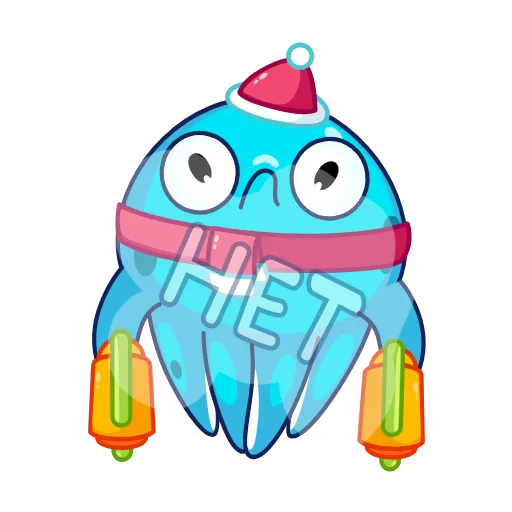 🙅‍♂️ Стикер «Ледоножек Фред» для Telegram