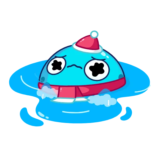 😢 Стикер «Ледоножек Фред» для Telegram