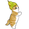 🍐 Эмодзи «Фруктовые котята» для Telegram
