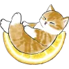 🍋 Эмодзи «Фруктовые котята» для Telegram