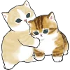 👄 Эмодзи «Фруктовые котята» для Telegram