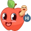 Эмодзи Фруктовощи Emoji для Telegram — скачать