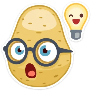 🥔 Стикер «Фруктовощи» для Telegram