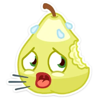 😵 Стикер «Фруктовощи» для Telegram
