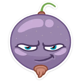 😈 Стикер «Фруктовощи» для Telegram