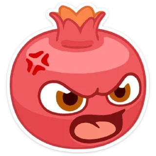 😡 Стикер «Фруктовощи» для Telegram