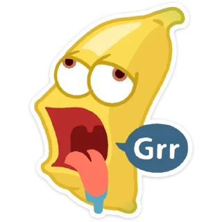 🍌 Стикер «Фруктовощи» для Telegram