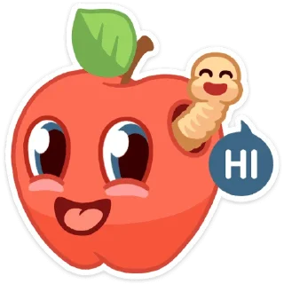 Стикерпак Фруктовощи для Telegram