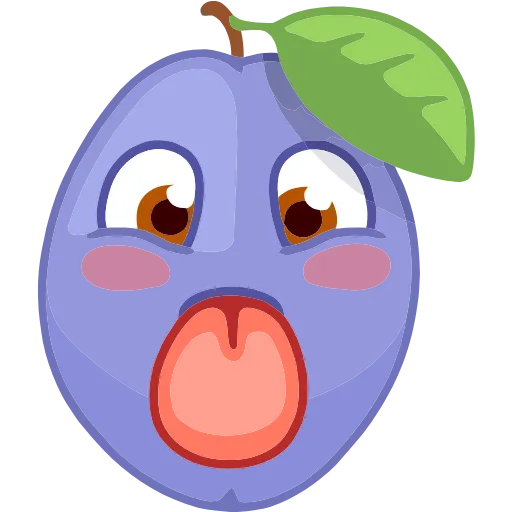 😛 Эмодзи «Фруктовощи» для Telegram