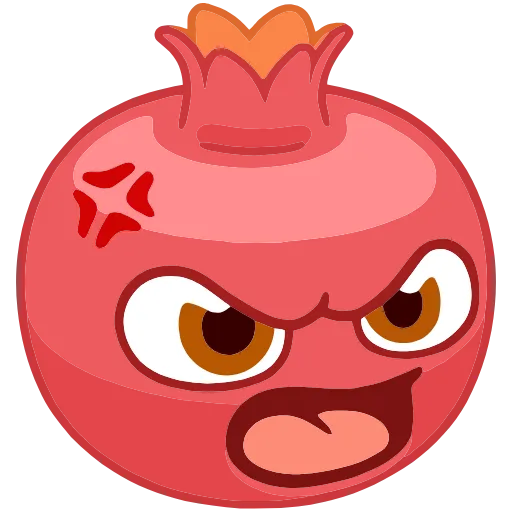 😡 Эмодзи «Фруктовощи» для Telegram