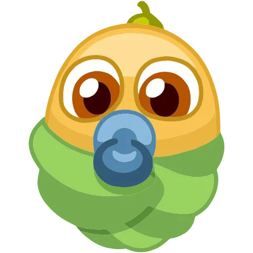 👶 Эмодзи «Фруктовощи» для Telegram