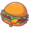 🍔 Эмодзи «Фруктовы» для Telegram