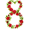 💐 Эмодзи «8 марта 💐» для Telegram