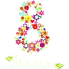 💐 Эмодзи «8 марта 💐» для Telegram