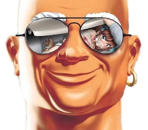 😎 Стикер «Онямэ» для Telegram