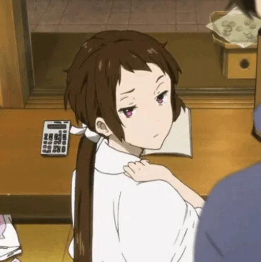 🍑 Стикер «Hyouka» для Telegram