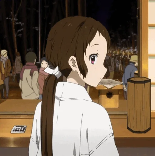 🍑 Стикер «Hyouka» для Telegram