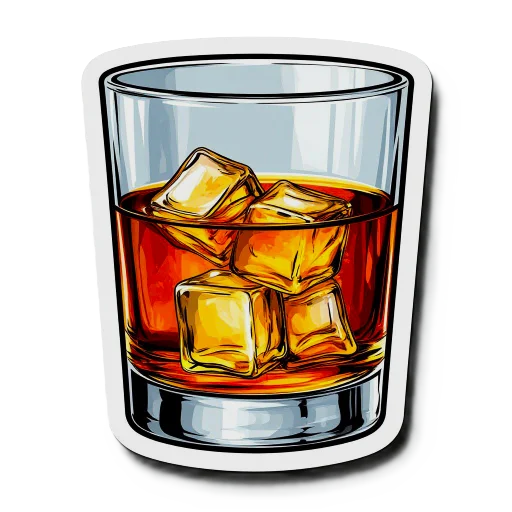 🥃 Стикер «Напитки веселья» для Telegram