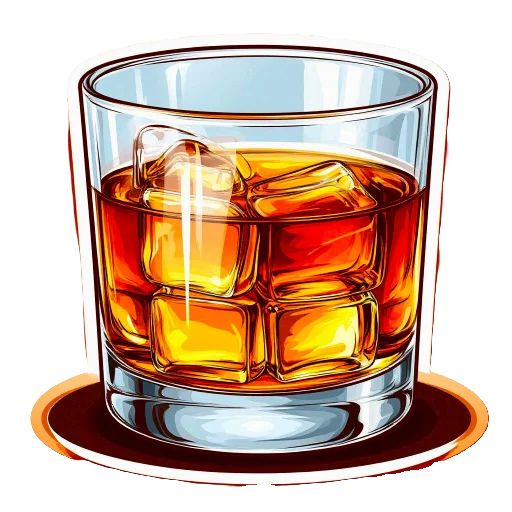 🥃 Стикер «Напитки веселья» для Telegram