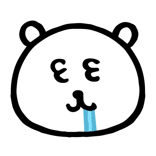 🤤 Эмодзи «‍ funny bear» для Telegram