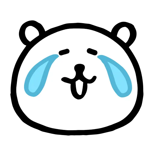 😢 Эмодзи «‍ funny bear» для Telegram