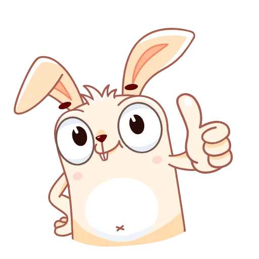 👍 Стикер «Fantik Rabbit» для Telegram