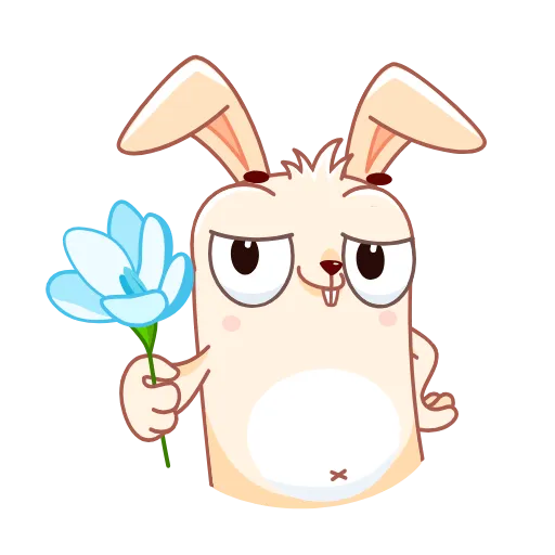 💐 Стикер «Fantik Rabbit» для Telegram