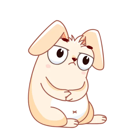 😞 Стикер «Fantik Rabbit» для Telegram
