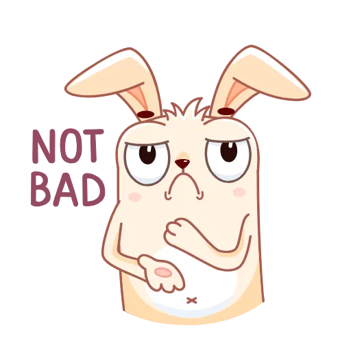 👏 Стикер «Fantik Rabbit» для Telegram