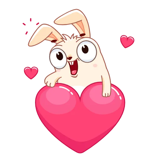 ❤️ Стикер «Fantik Rabbit» для Telegram