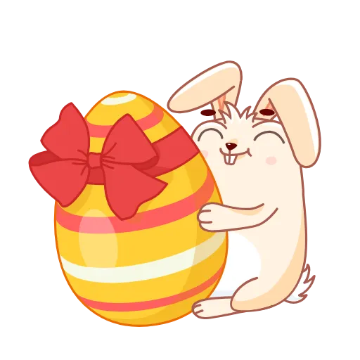 🤗 Стикер «Fantik Rabbit» для Telegram