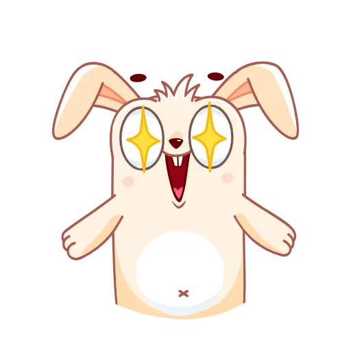 🤩 Стикер «Fantik Rabbit» для Telegram