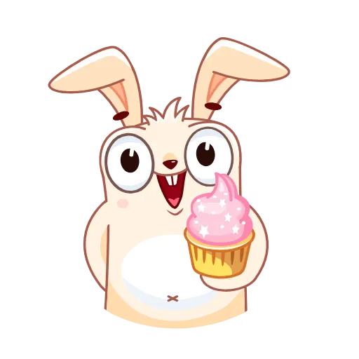 🧁 Стикер «Fantik Rabbit» для Telegram