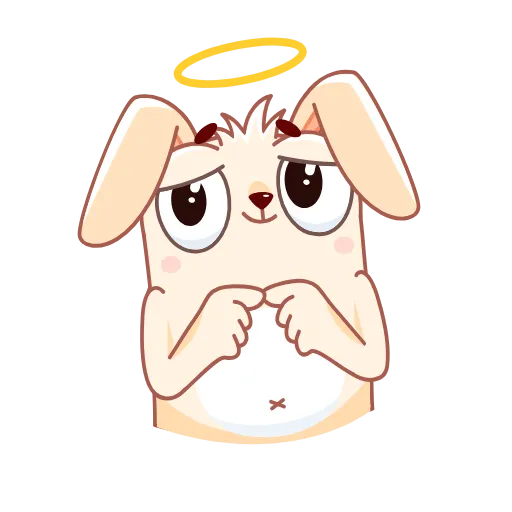😇 Стикер «Fantik Rabbit» для Telegram