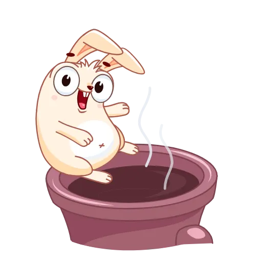 ☕️ Стикер «Fantik Rabbit» для Telegram