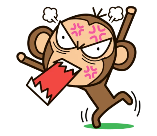 🐵 Стикер «Funny Monkeys» для Telegram