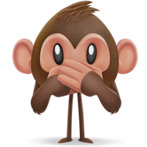 🙊 Стикер «Funny stickers?» для Telegram