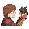 🤩 Эмодзи «Funny Toothless» для Telegram