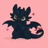 🤩 Эмодзи «Funny Toothless» для Telegram