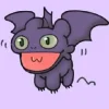 🤩 Эмодзи «Funny Toothless» для Telegram