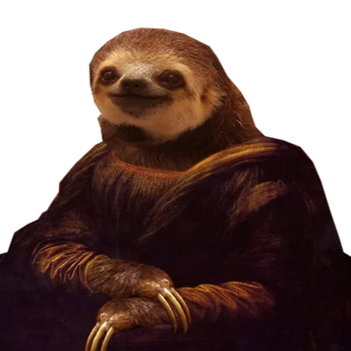 👨‍🎨 Стикер «Fun Sloth» для Telegram
