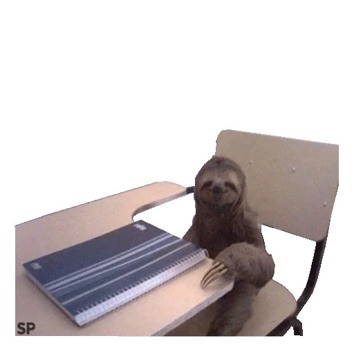 ✏️ Стикер «Fun Sloth» для Telegram