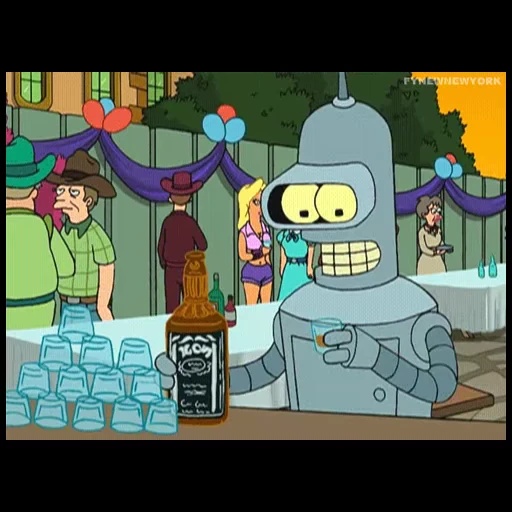 🥃 Стикер «Welcome to the World of Tomorrow&;» для Telegram
