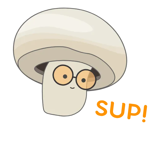 Стикерпак Nice Mushrooms для Telegram — скачать