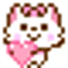 🌸 Эмодзи «Pixel Art #pixel #cute #girl» для Telegram