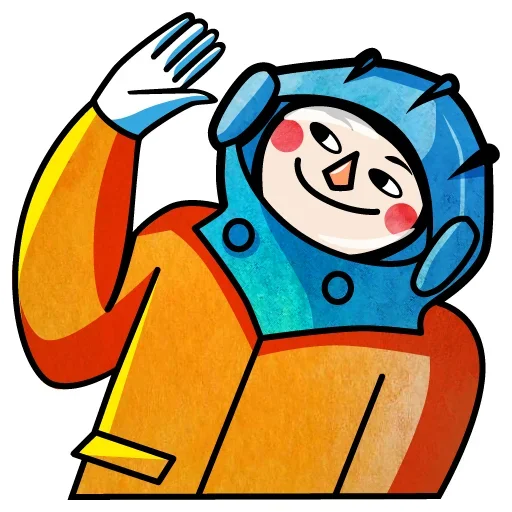 🙂 Стикер «Kosmos Gagarin» для Telegram
