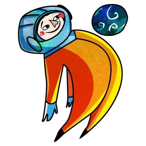 😐 Стикер «Юрий Гагарин» для Telegram