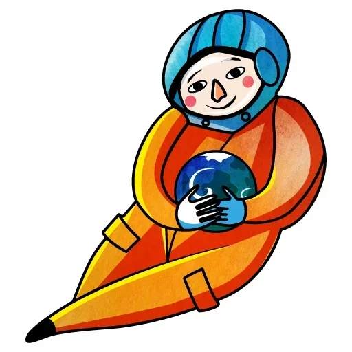 🥰 Стикер «Юрий Гагарин» для Telegram