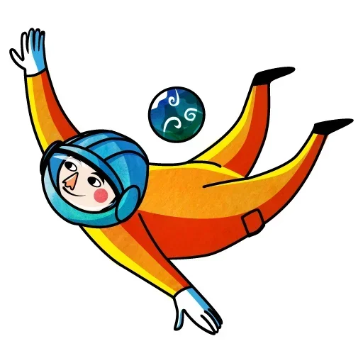 🚀 Стикер «Юрий Гагарин» для Telegram